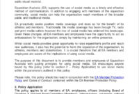 Stunning Employee Social Media Policy Template