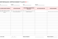 Stunning Individual Performance Management Template