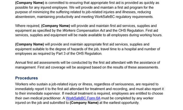 Stunning Trucking Company Safety Policy Template