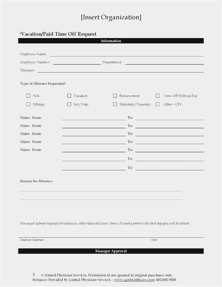 Top Employee Vacation Policy Template