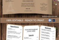Top French Cafe Menu Template