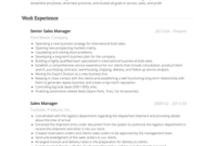 Top Management Position Resume Template
