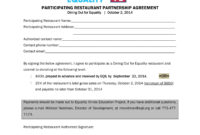Top Restaurant Management Contract Template